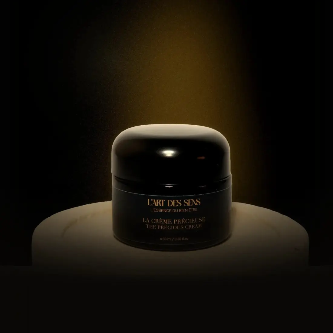 Crème Précieuse L'Art des Sens, packshot noir et or