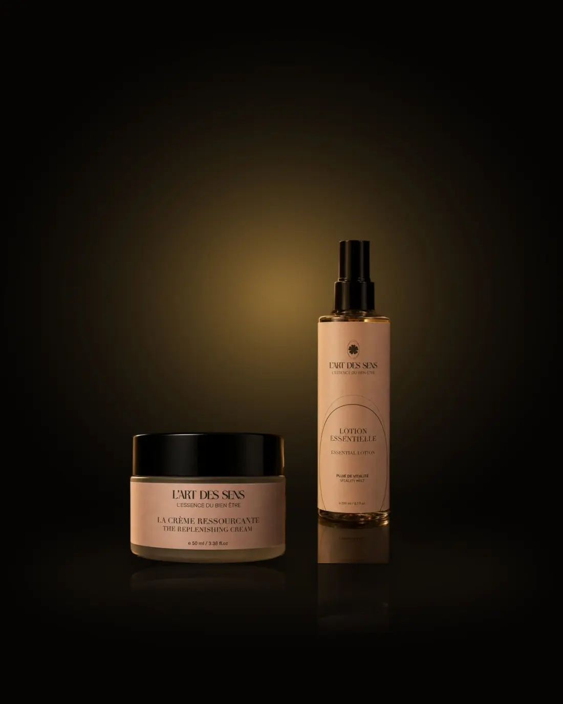 Le Duo Ressource : la Crème Ressourçante et la Lotion Essentielle réunies